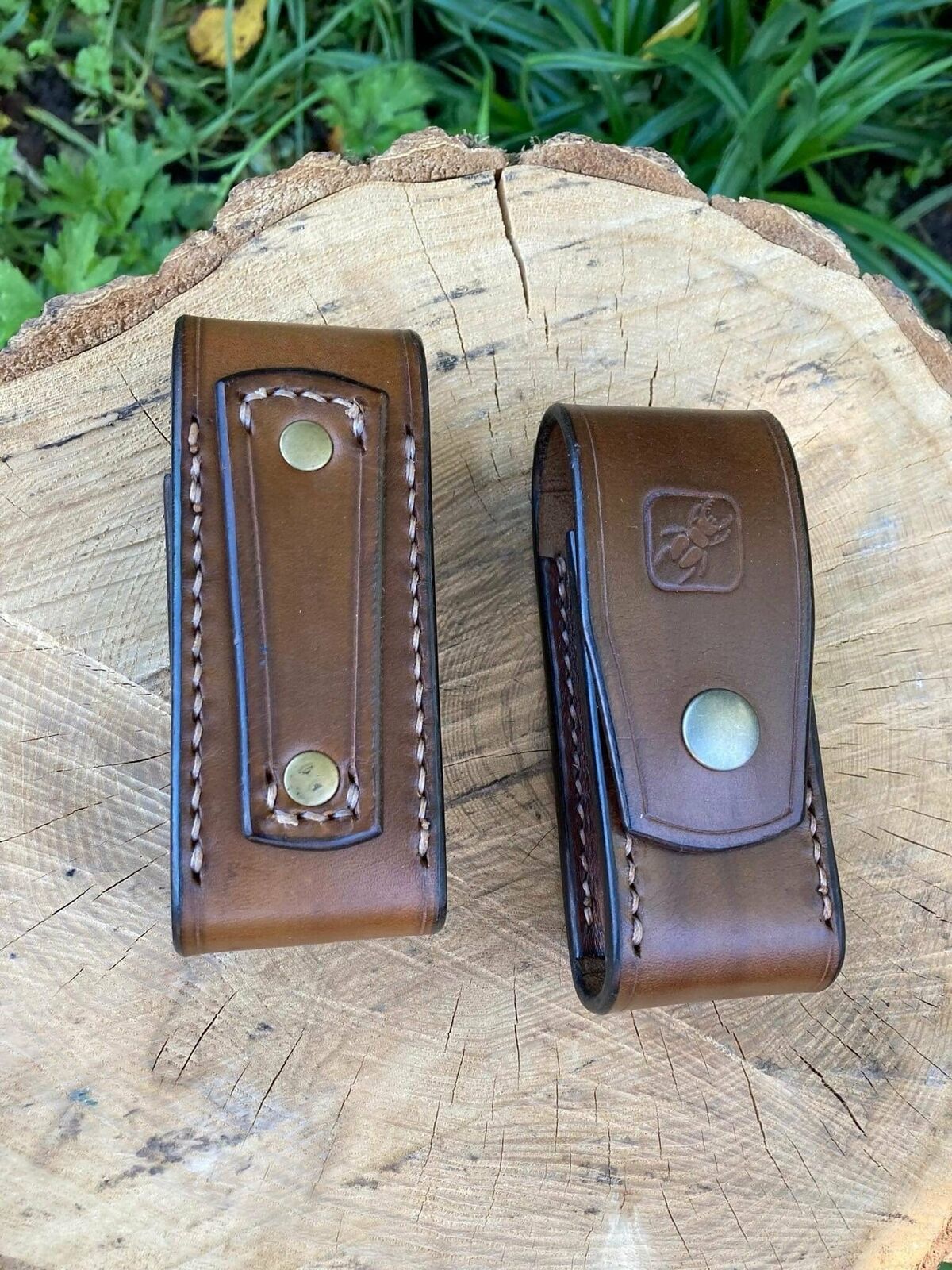 Handcrafted Leatherman charge pouch