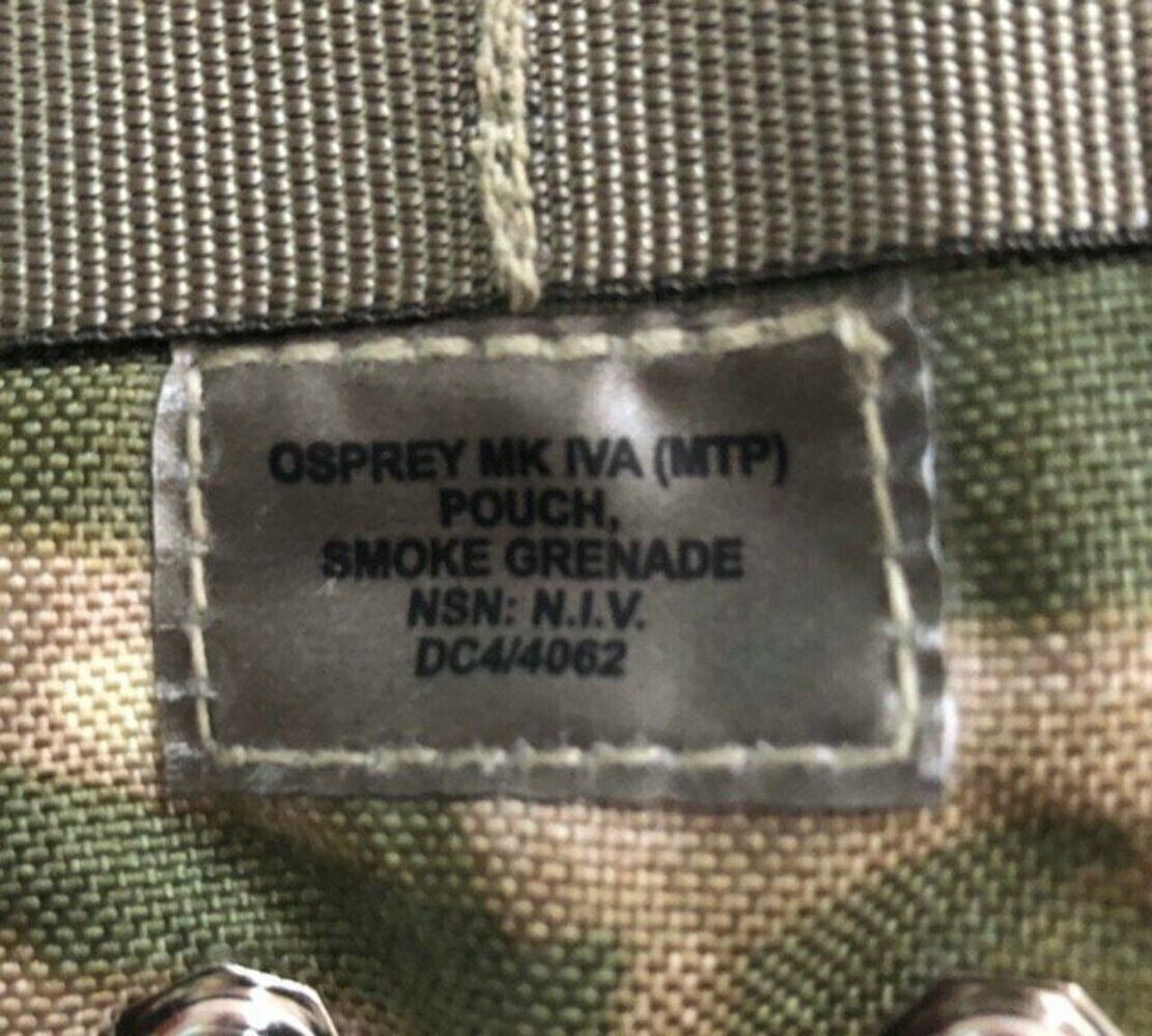 British Army Osprey Mk4/4A MTP Smoke grenade pouch