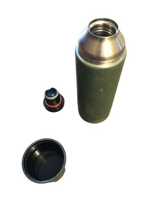 Dutch Army grade 2 green army flask