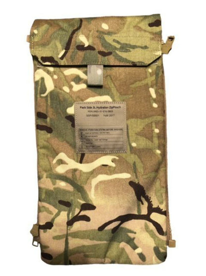 British Army Virtus 3l zip hydration pack pouch MTP New