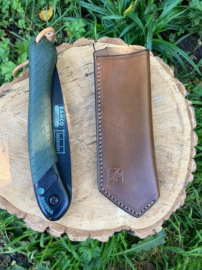 Handcrafted leather Laplander saw sheath IN STOCK
