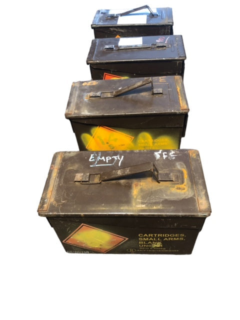 AMMO tins- Fuel- Plastic storage
