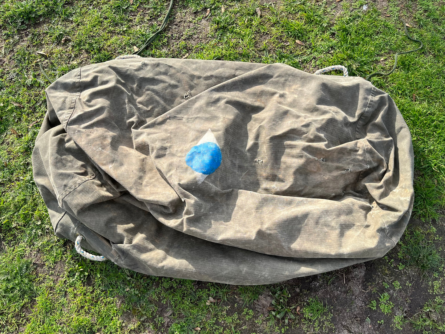 British Army canvas tent bag grade 2