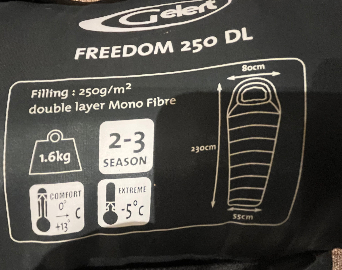 Gelert 2-3 season sleeping bag