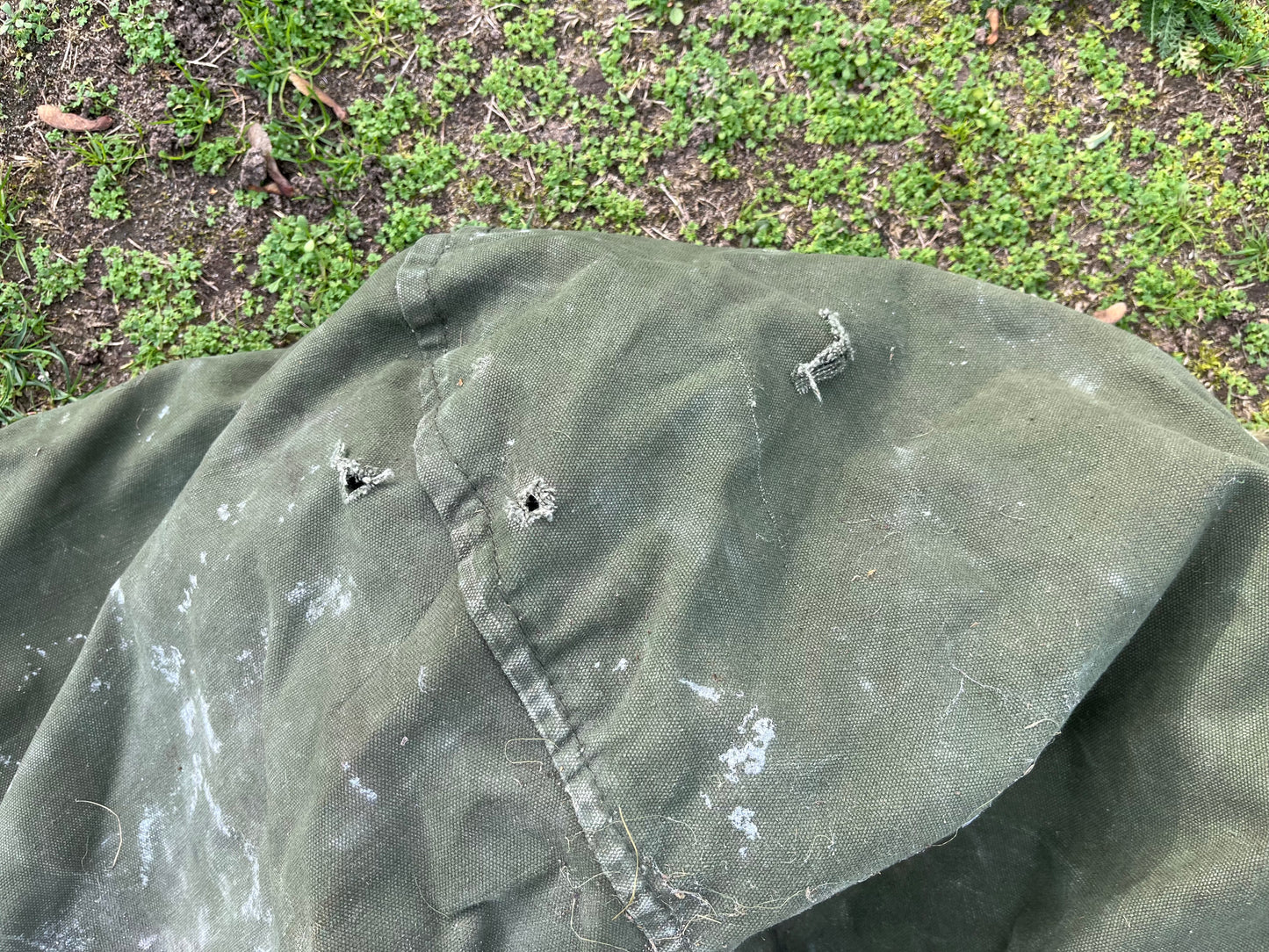 British Army tent bag grade 2 need of repair