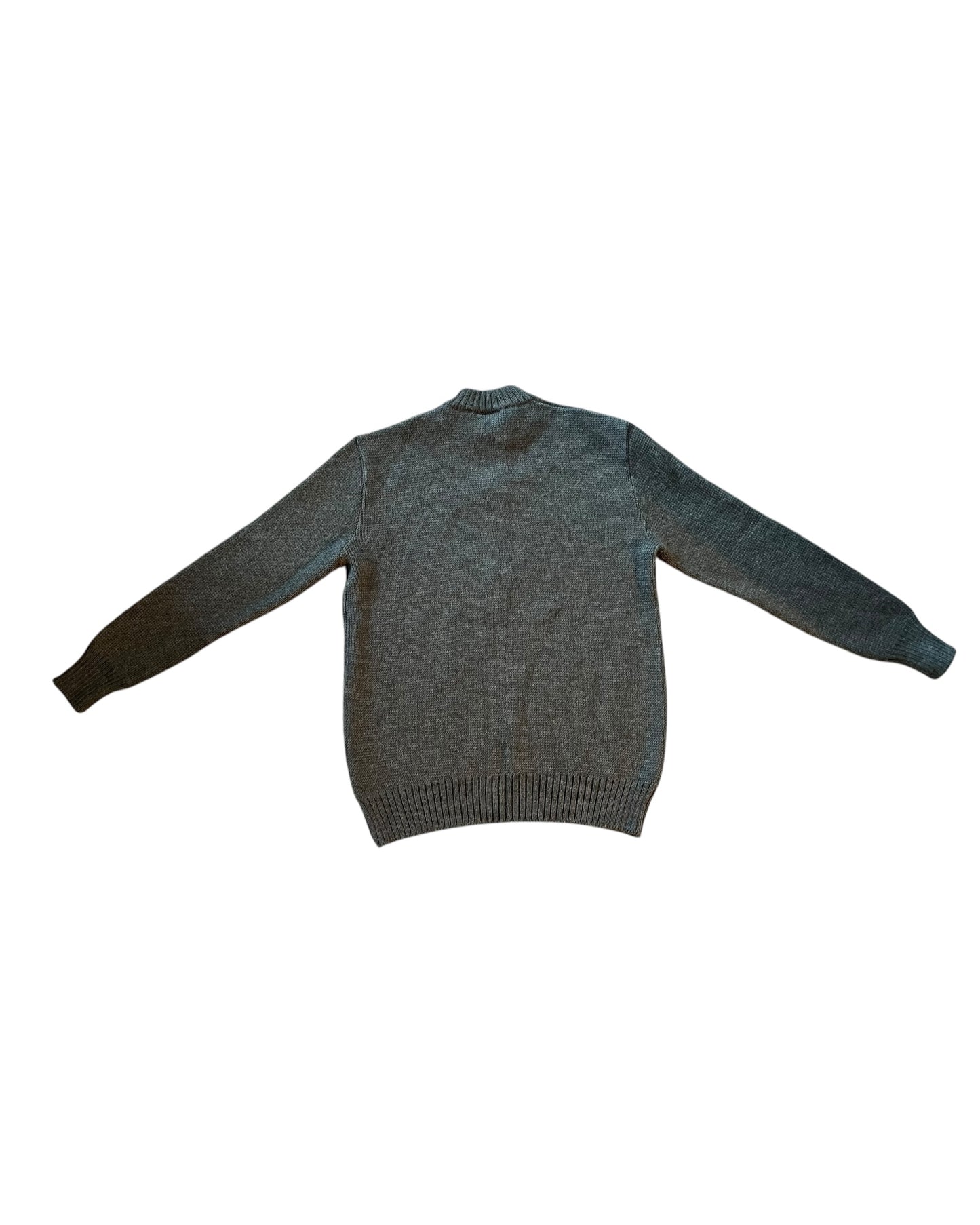 Swiss Army half zip heavy wool jumper XL  NEW