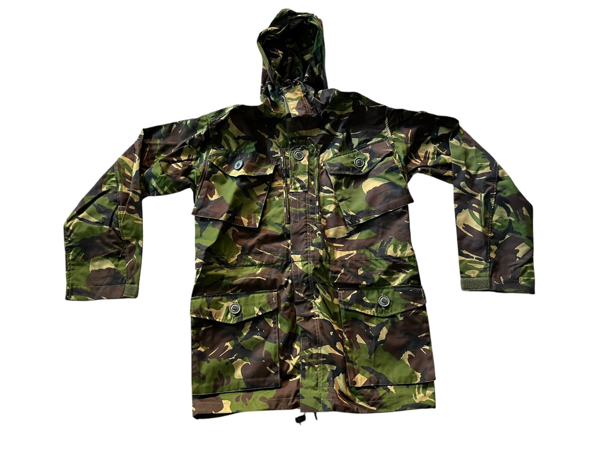 British Army DPM windproof smock with wire hood New