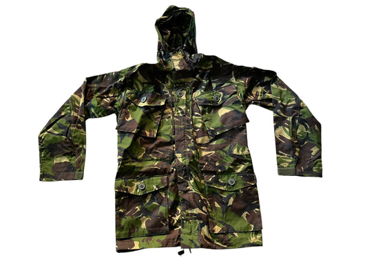 British Army DPM windproof smock with wire hood New