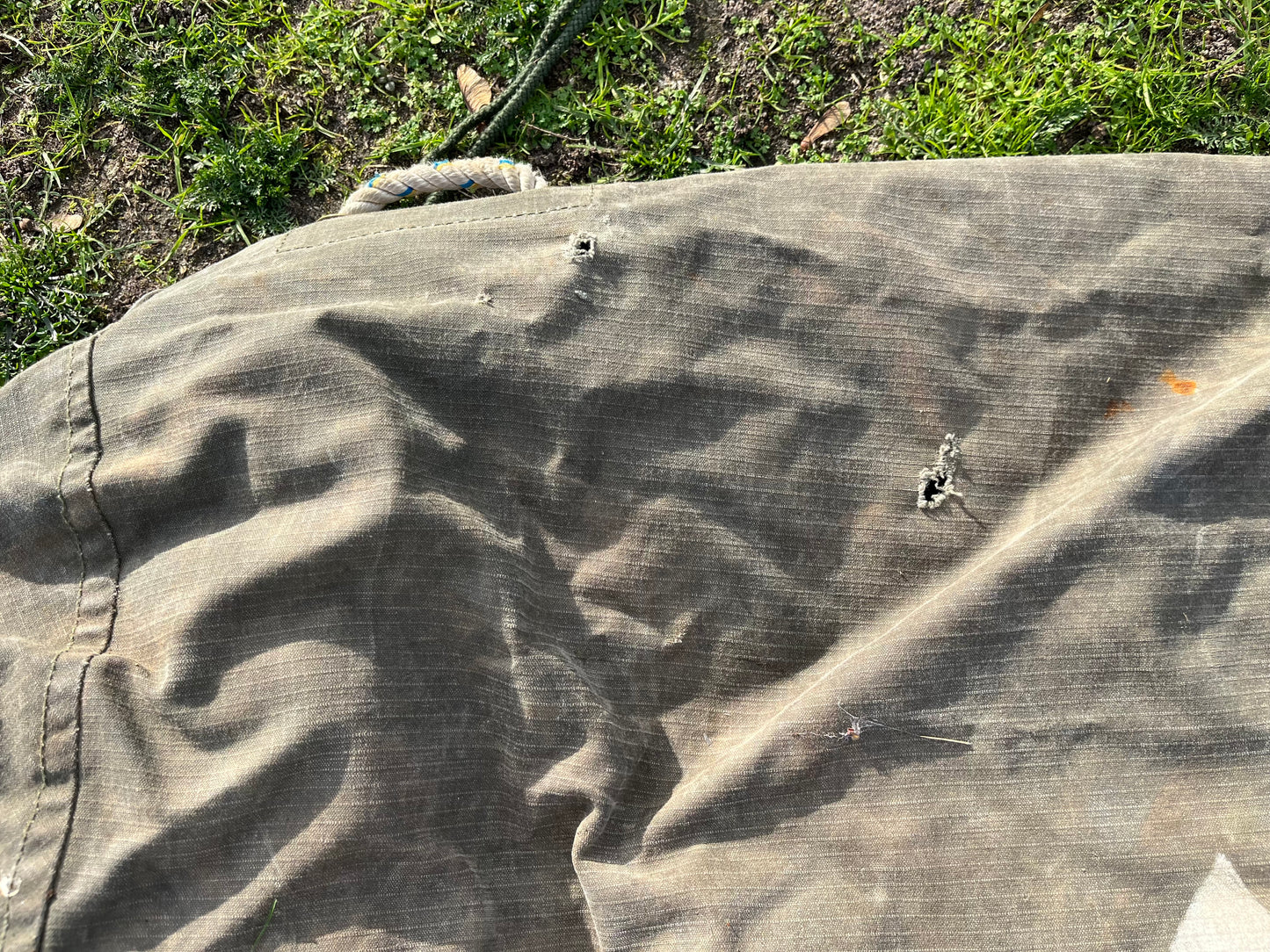 British Army canvas tent bag grade 2