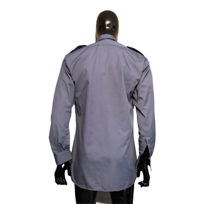 Royal Air Force men's blue working mans long sleeved shirt