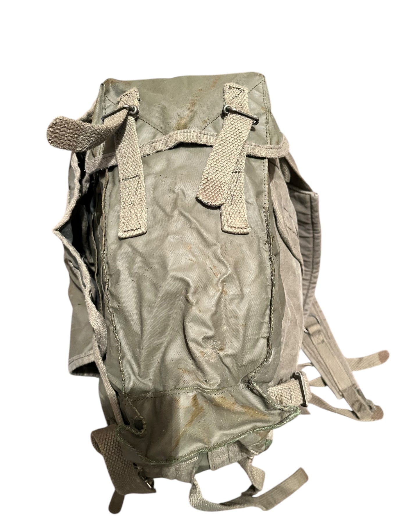 French Army pack F2 vintage rucksack daypack metal Buckles and D ring
