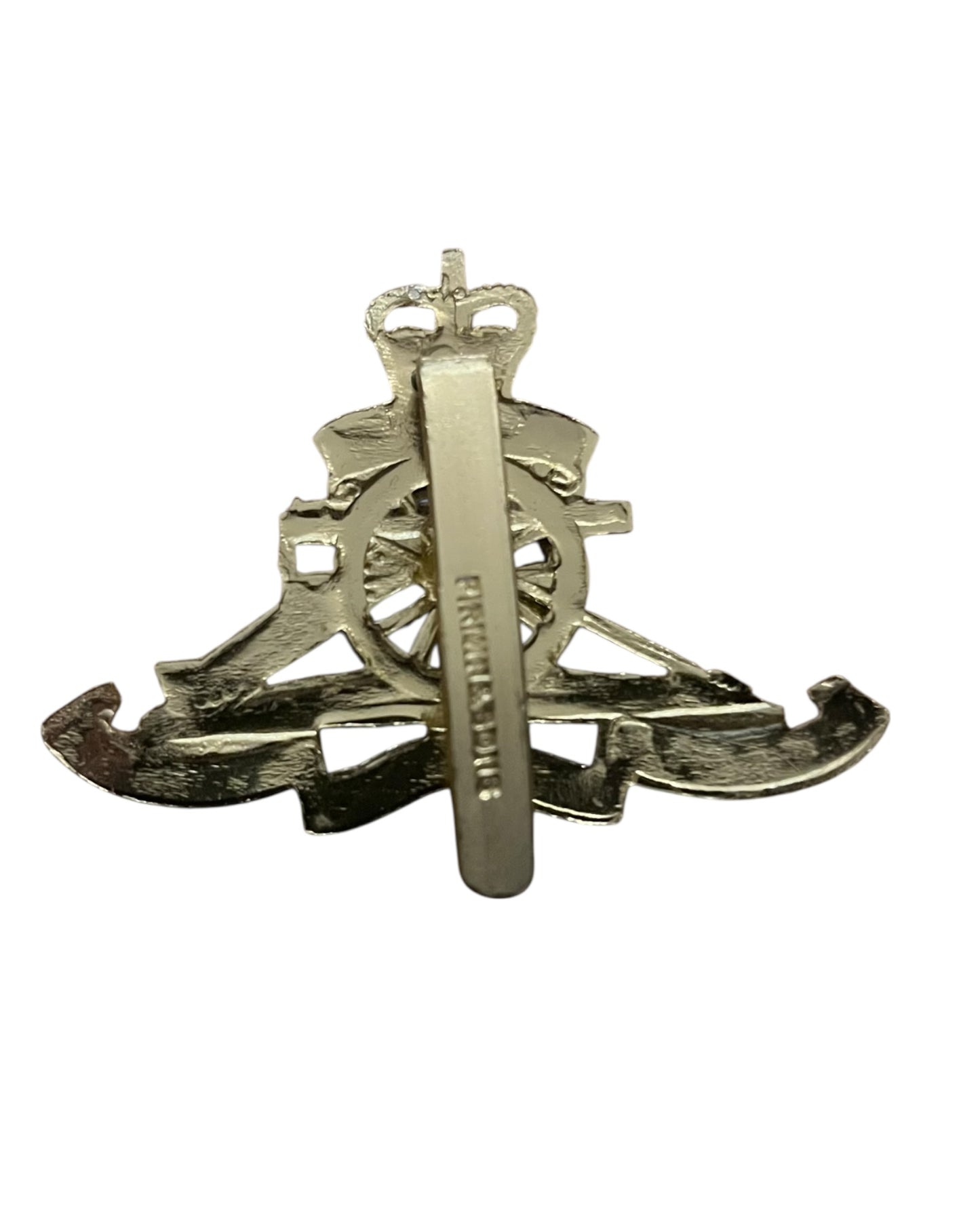 Royal artillery silver plated badge