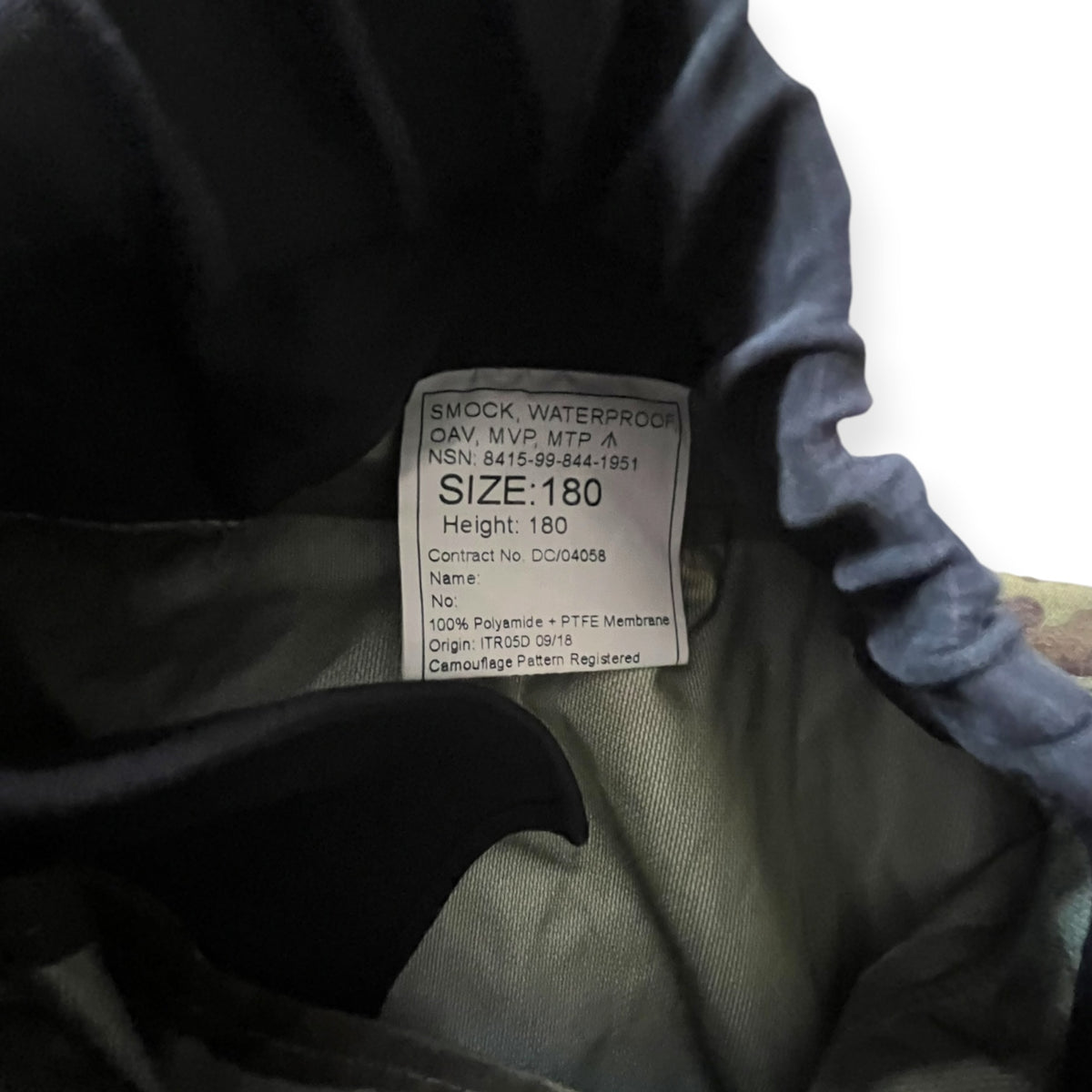 British Army MTP OAV Waterproof Smock Poncho – MVP Genuine Military Issue