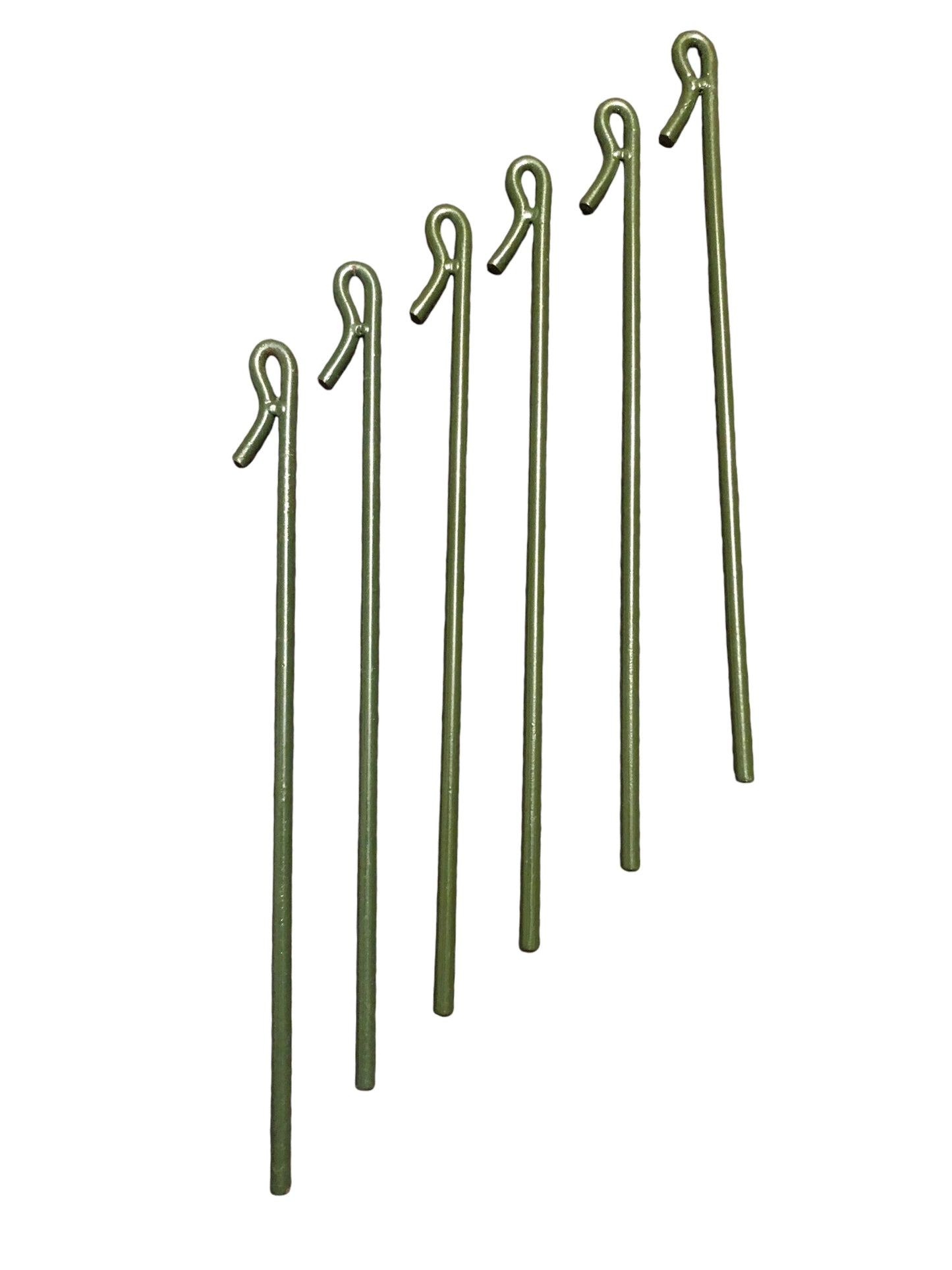 British army tent pegs x 6