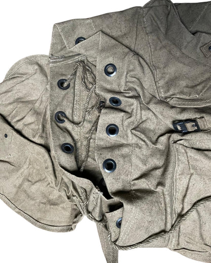 Italian Army canvas bag large - vintage
