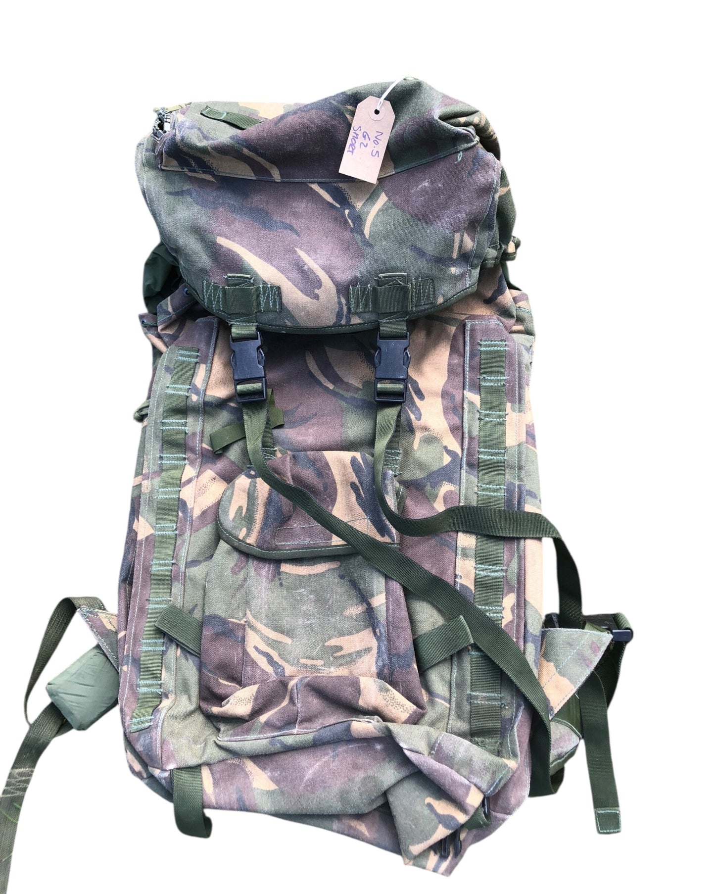 British Army grade 2 short back DPM Bergen