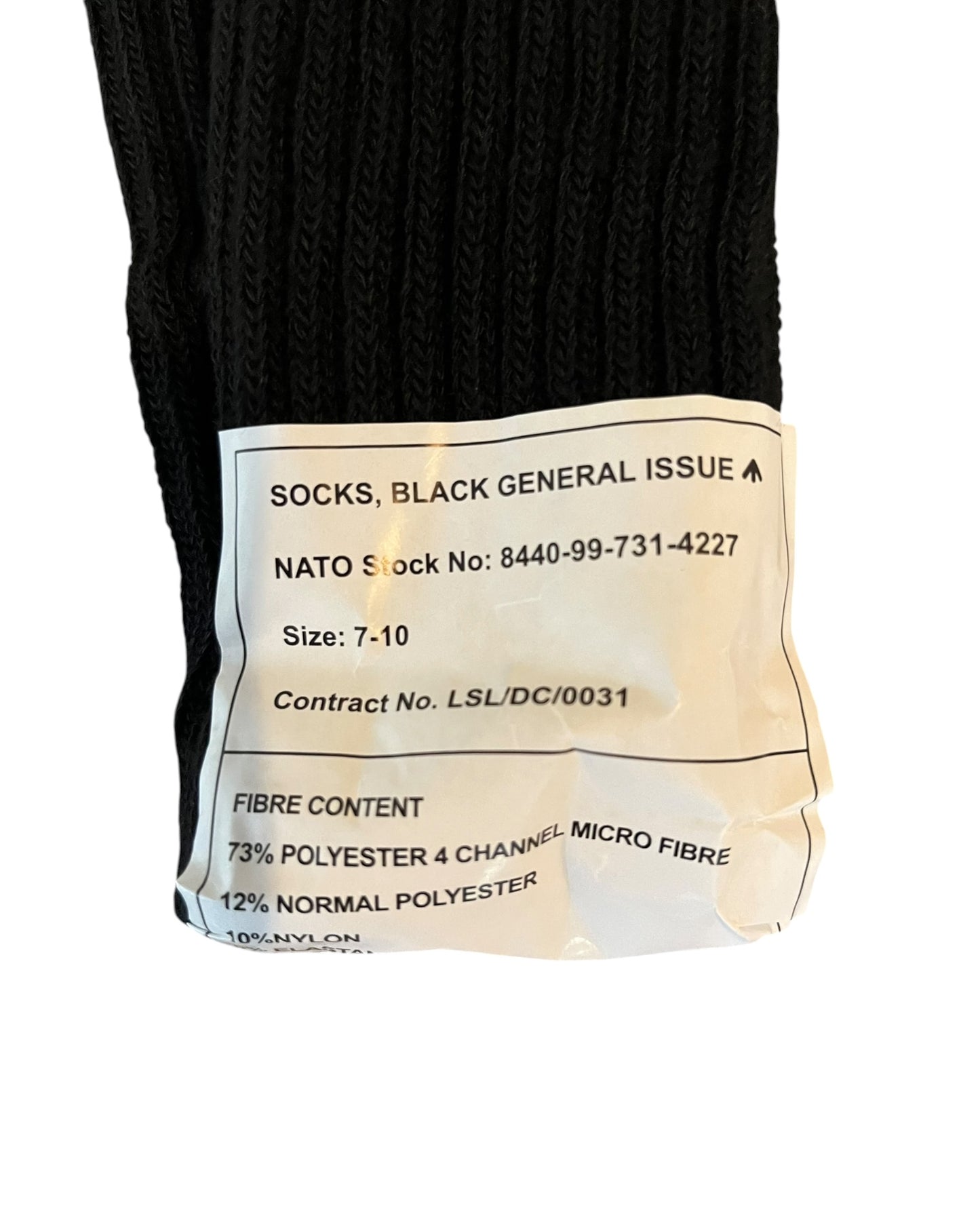 New Black socks British Army