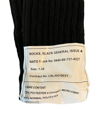 New Black socks British Army