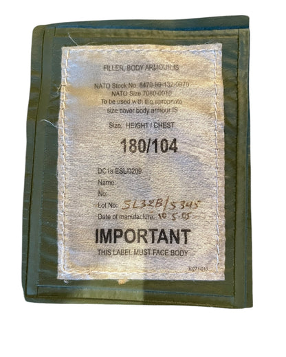 Body armour cover fillers- only