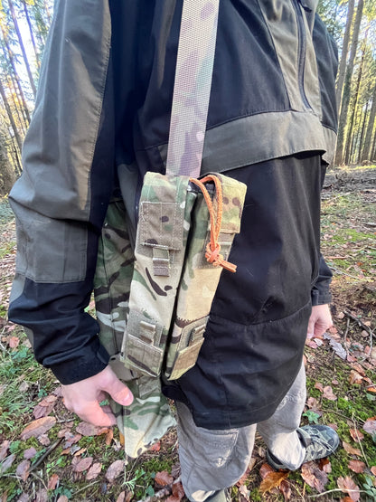 Buck saw and axe carry case - modified MTP - British Army