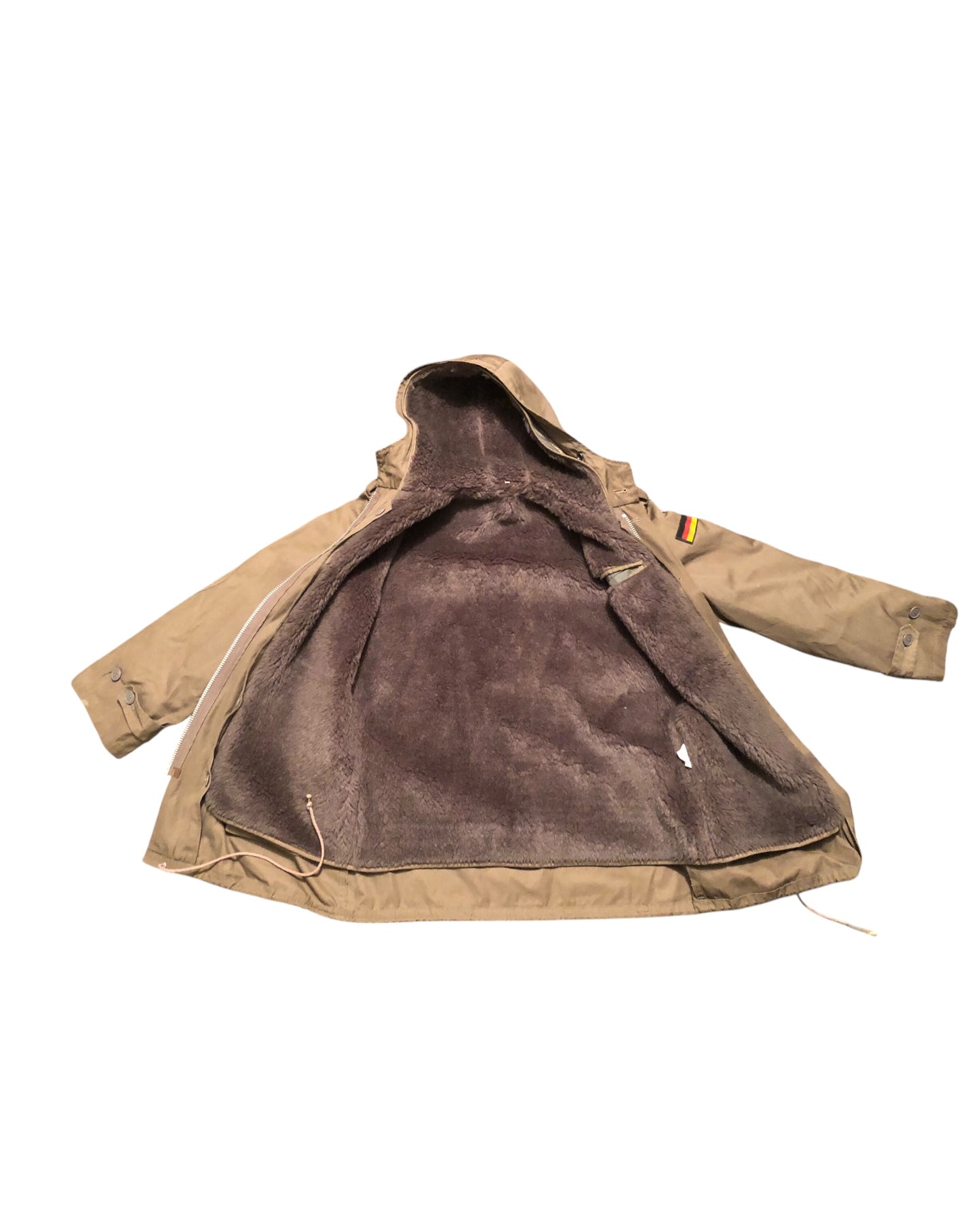 Vintage German Army Parka Jacket and liner S-M