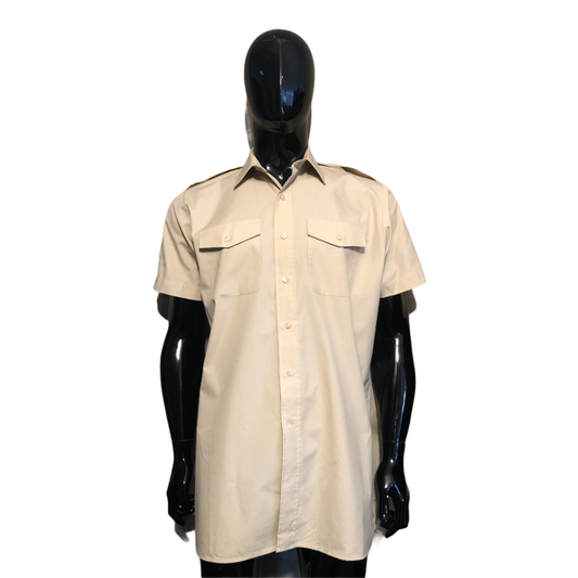 British Army All Ranks Mens Short Sleeved Fawn shirt