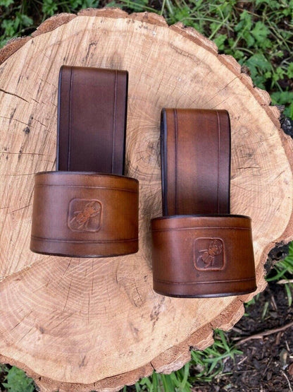Quality handmade leather Axe belt loops/hangers bushcraft