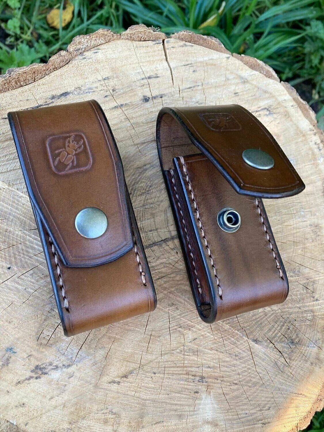 Handcrafted Leatherman Wave Pouch - ferro loop added by request