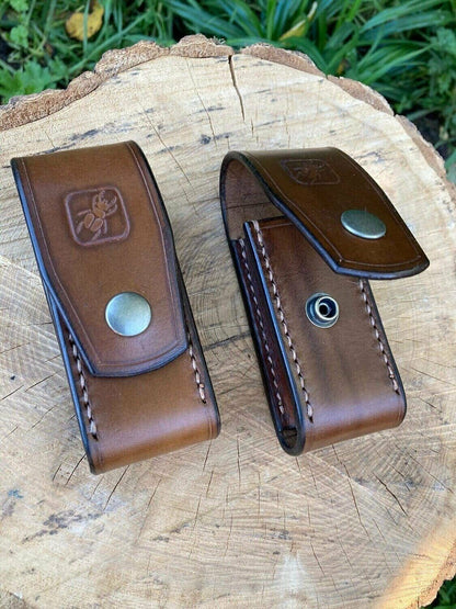 Handcrafted Leatherman Wave Pouch - ferro loop added by request
