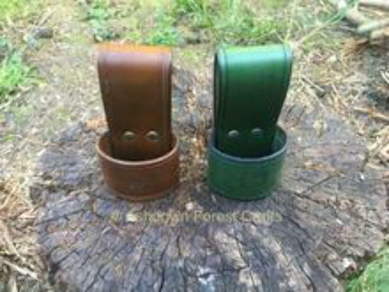 Quality handmade leather Axe belt loops/hangers bushcraft