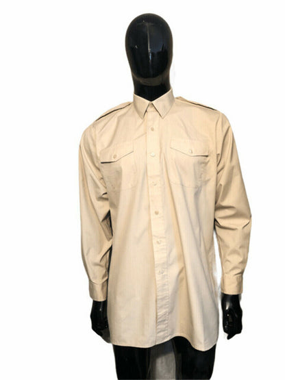 British Army Women's No2 FAD Dress Long Sleeved Fawn Shirt