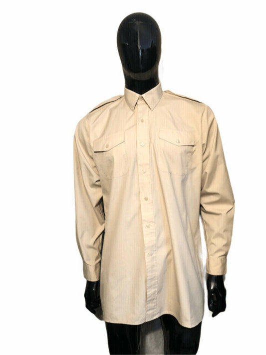 British Army Women's No2 FAD Dress Long Sleeved Fawn Shirt