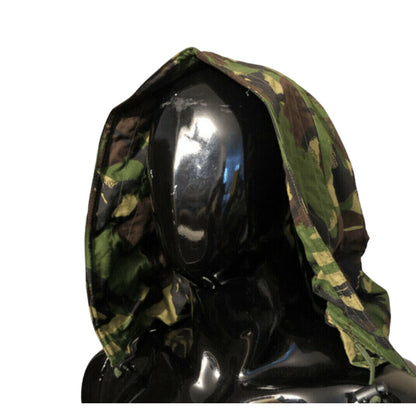DPM camo wired hood for cold weather DPM field jacket DC1 2003 onwards