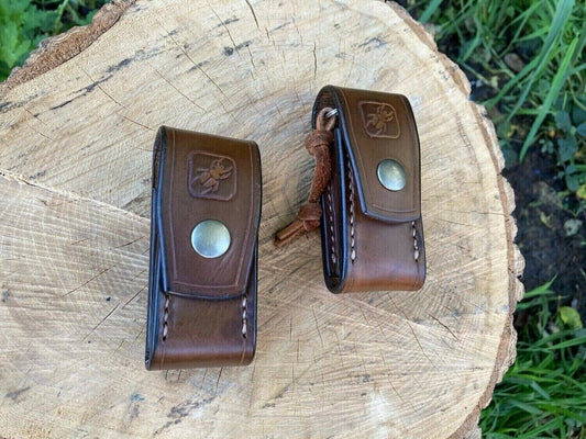 Leather 111mm Swiss Army Knife Belt Pouch no Ferro loop