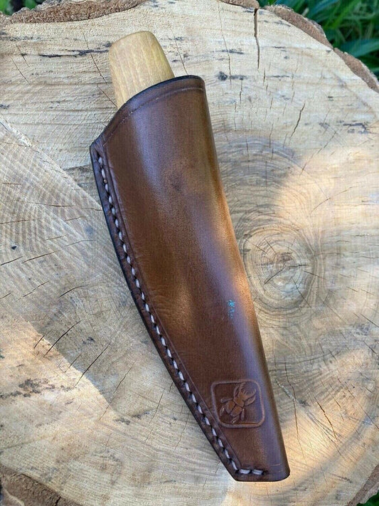Handmade leather Sheath With Belt Loop for Mora 120, 122