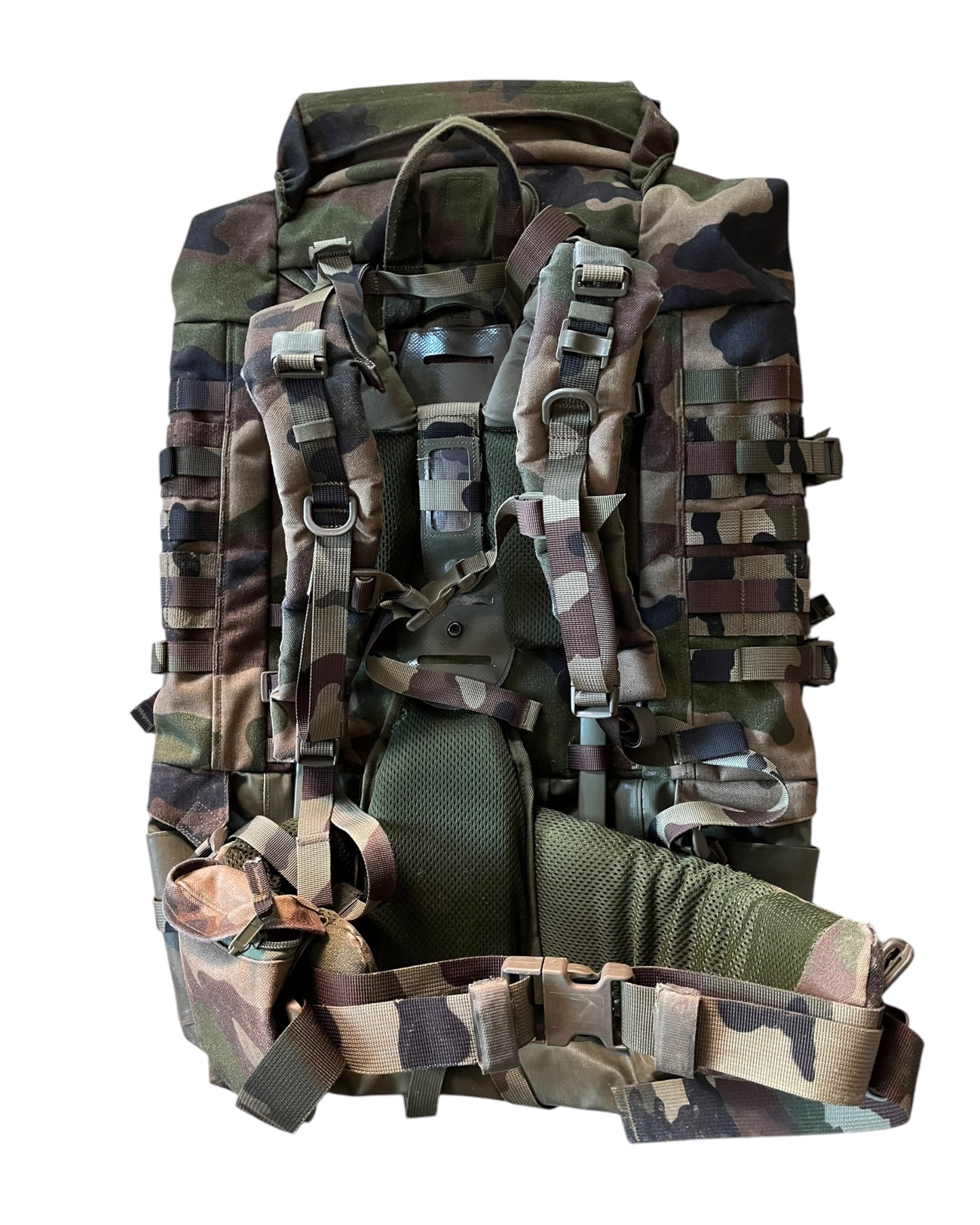 French Army F3 rucksack  Bergen backpack woodland camo