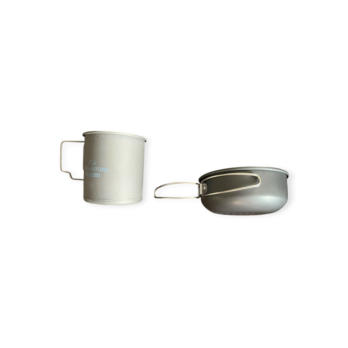 Ex-Military Ultralight Titanium Cook Set – Cup and Pan