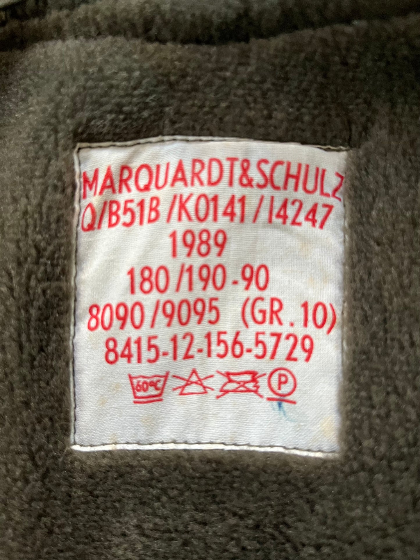 German Army Parka Jacket 1989 L/XL