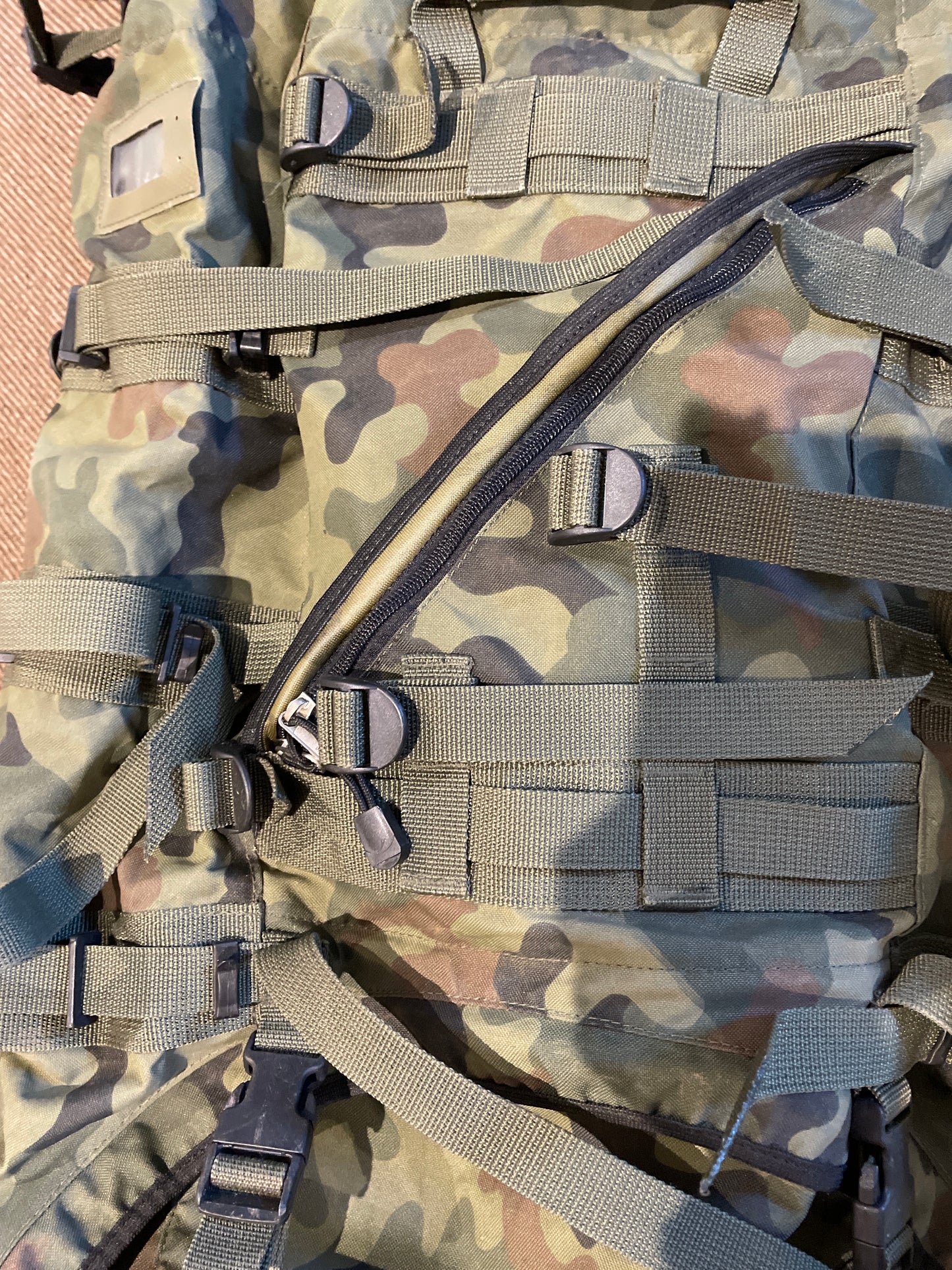 Polish army mountain infantry backpack Dpm WZOR 987/mon pattern