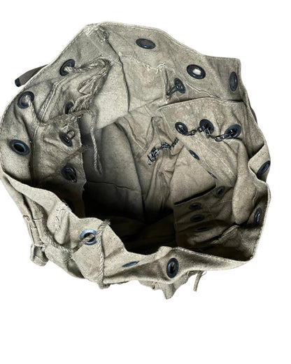 Italian Army canvas bag large - vintage