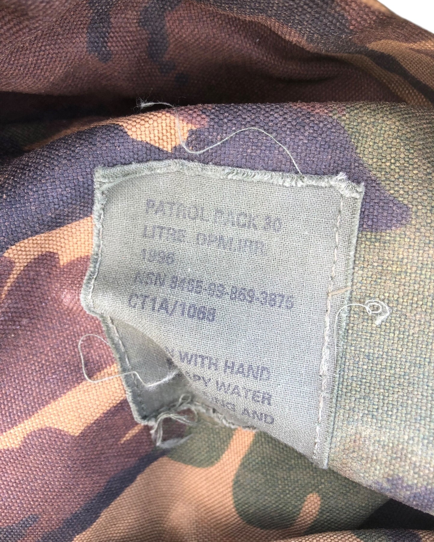 Modified Northern Ireland NI daypack