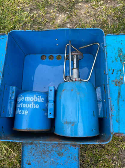 Gas burner tin box and gas set