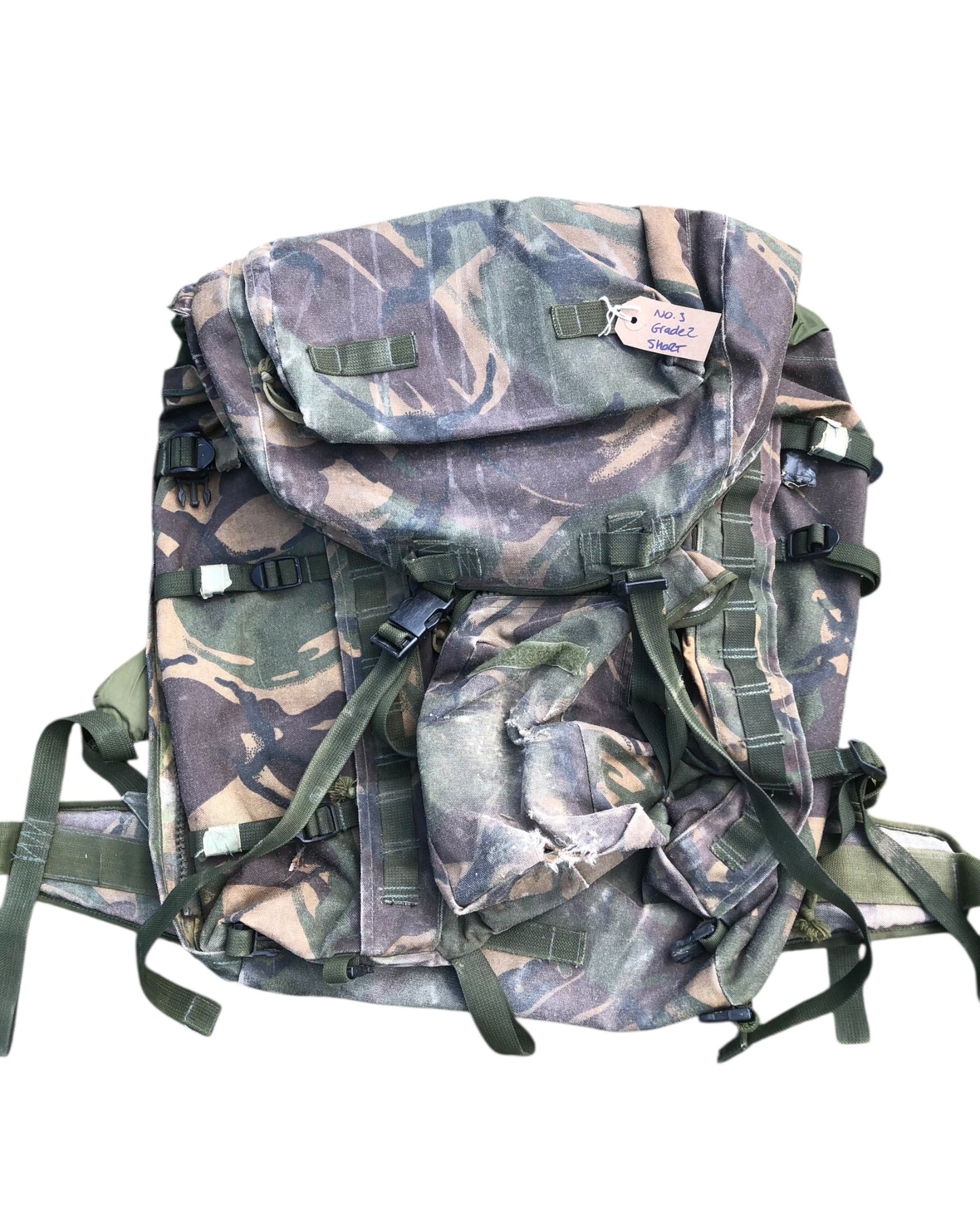 British army DPM Bergen grade 2 short back