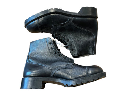 British Army DMS black leather boots