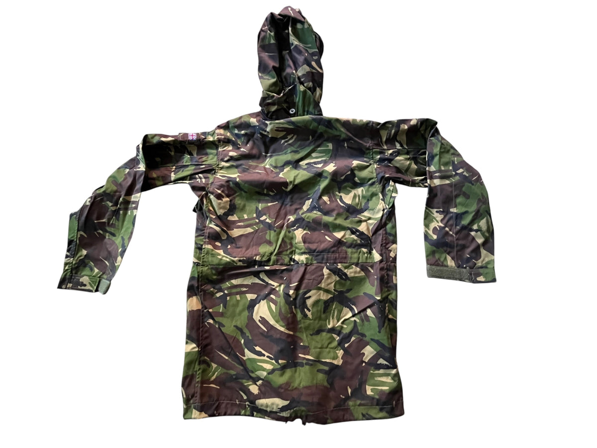 British Army DPM windproof smock with wire hood New
