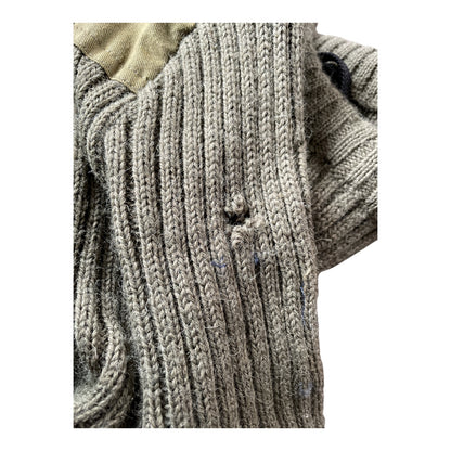 British Army Mens Heavy Jersey Olive Round Neck Jumper