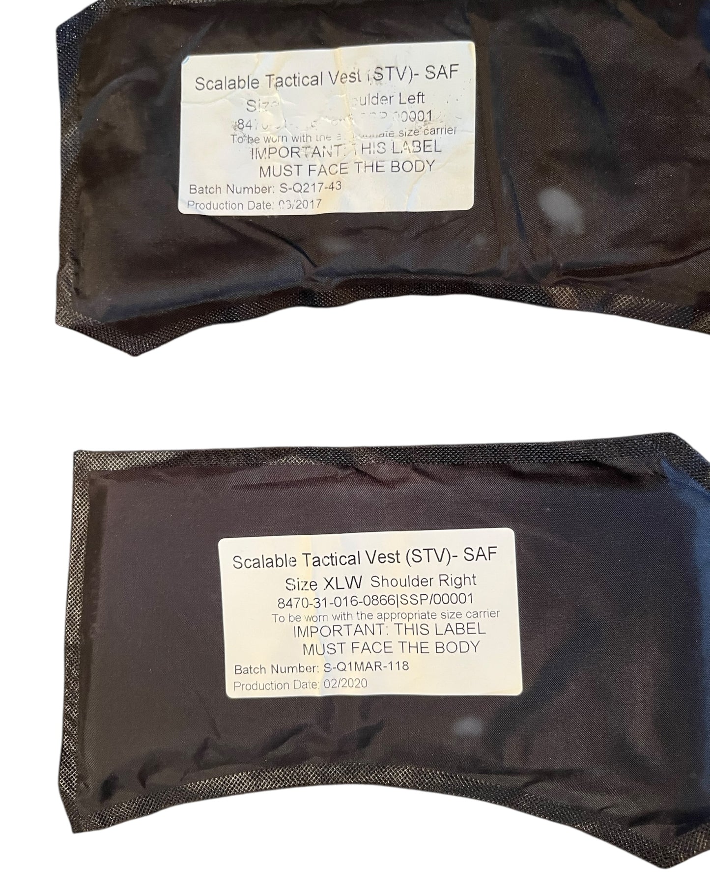 Virtus Scalable tactical vest MTP and fillers STV