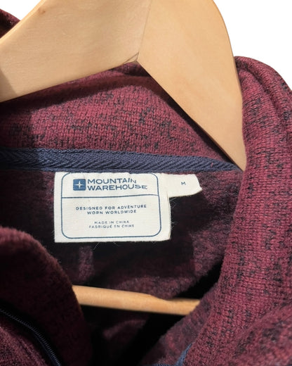 Mountain Warehouse Idris Men's Half Zip Fleece Jacket High Neck Anti Pill Jumper