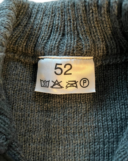 Swiss Army half zip heavy wool jumper XL  NEW