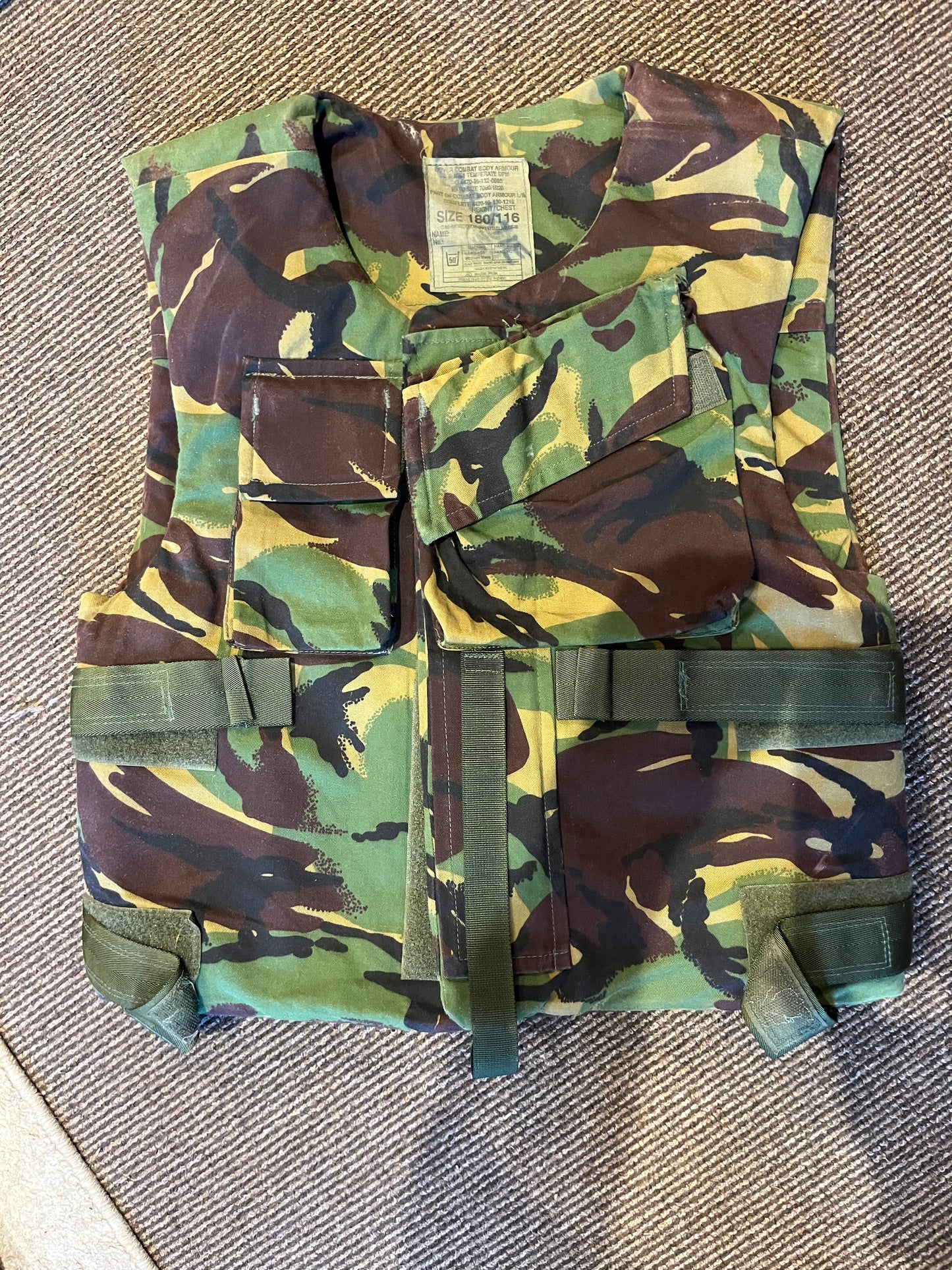 DPM body armour cover with fillers MK 1